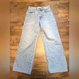 Aritzia Denim Forum Farrah Wide Leg Jeans